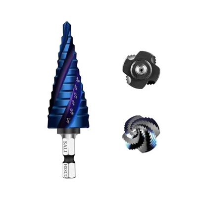 Burghie trepte SALI Negru 1/4"-3/4"